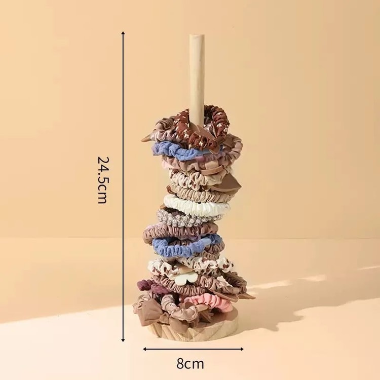 Bamboo Paper Towel Holder Countertop Stand