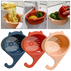 Most Reviewed Cat Shape Kitchen Sink Drain Basket and Faucet Filter Basket for Fruit and Vegetable Rinsing