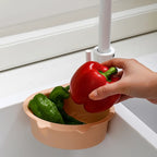 Most Reviewed Cat Shape Kitchen Sink Drain Basket and Faucet Filter Basket for Fruit and Vegetable Rinsing