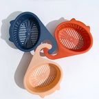 Most Reviewed Cat Shape Kitchen Sink Drain Basket and Faucet Filter Basket for Fruit and Vegetable Rinsing