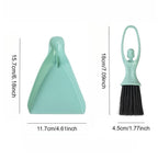Mini Dustpan and Broom Set, Drawer and Desktop Cleaning Brush, Kitchen and Dining Table Brush