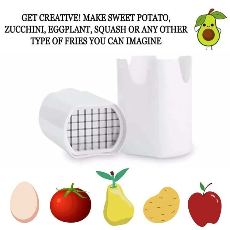 Manual French Fry Cutter Vegetable and Potato Slicer for Quick Dicing Kitchen Tool for Easy Cutting