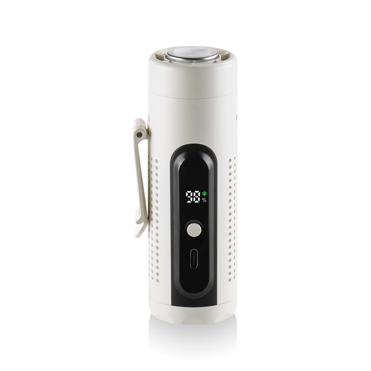 Ice Cooling Portable Fan with LED Display & USB Rechargeable Battery