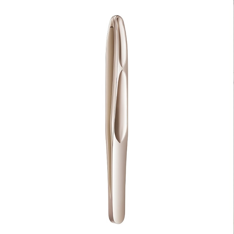 Heavy-Duty Stainless Steel Eyebrow Tweezers, Sharp Tips for Precise Facial Hair Grooming