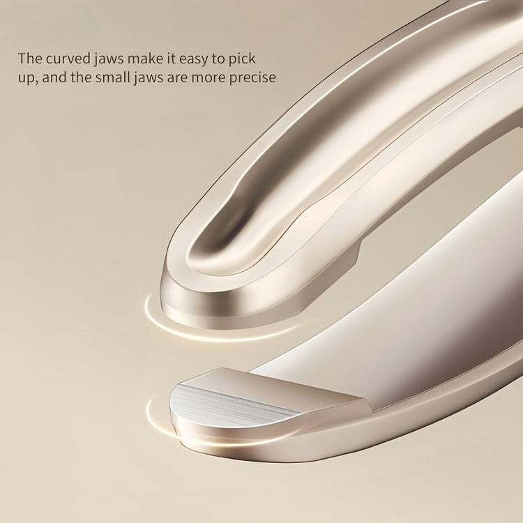 Heavy-Duty Stainless Steel Eyebrow Tweezers, Sharp Tips for Precise Facial Hair Grooming