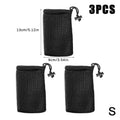 Multi Purpose Nylon Mesh Drawstring Storage Pouch Bag for Travel and Outdoor, Ideal Organizer for Digital Products