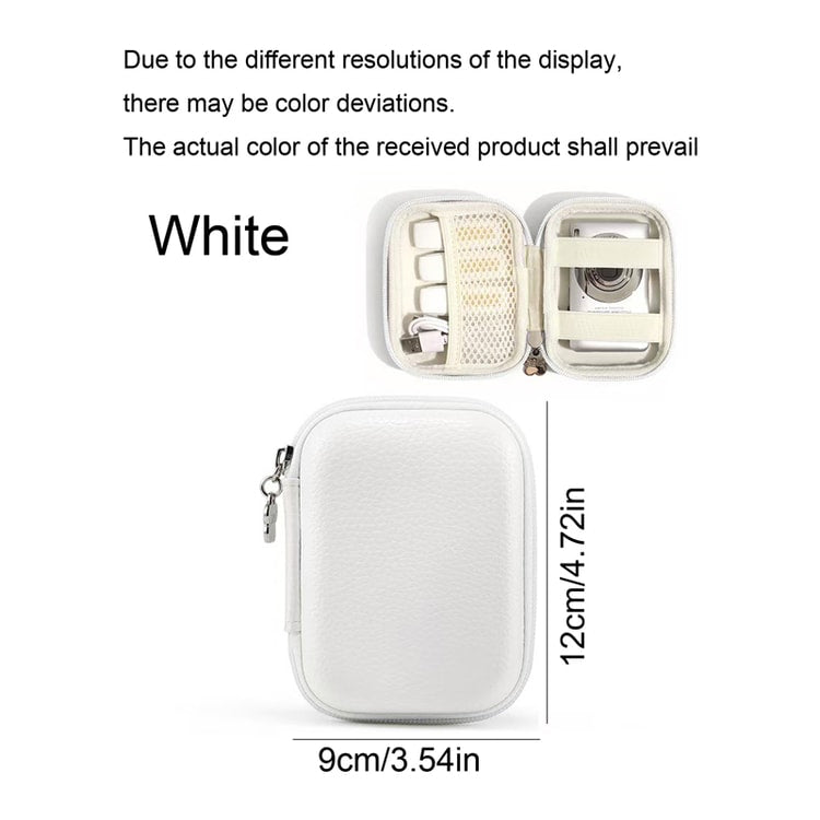Earphone Storage Case – Compact Zipper Pouch for Cables, Chargers & Small Tech Accessories