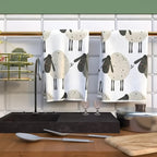 Cute Lamb Kitchen Towel Set, Super Absorbent Cleaning Cloths, Soft Hand Towel and Dishcloth for Cooking, Baking